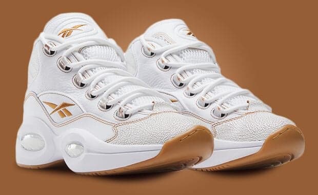 The Reebok Question Mid Tobacco Gets Faux-Aging