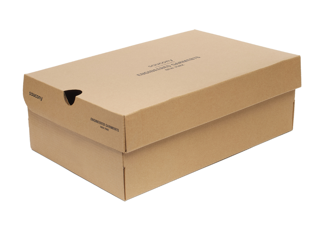 Engineered Garments x Saucony Shadow Original Brown - Box