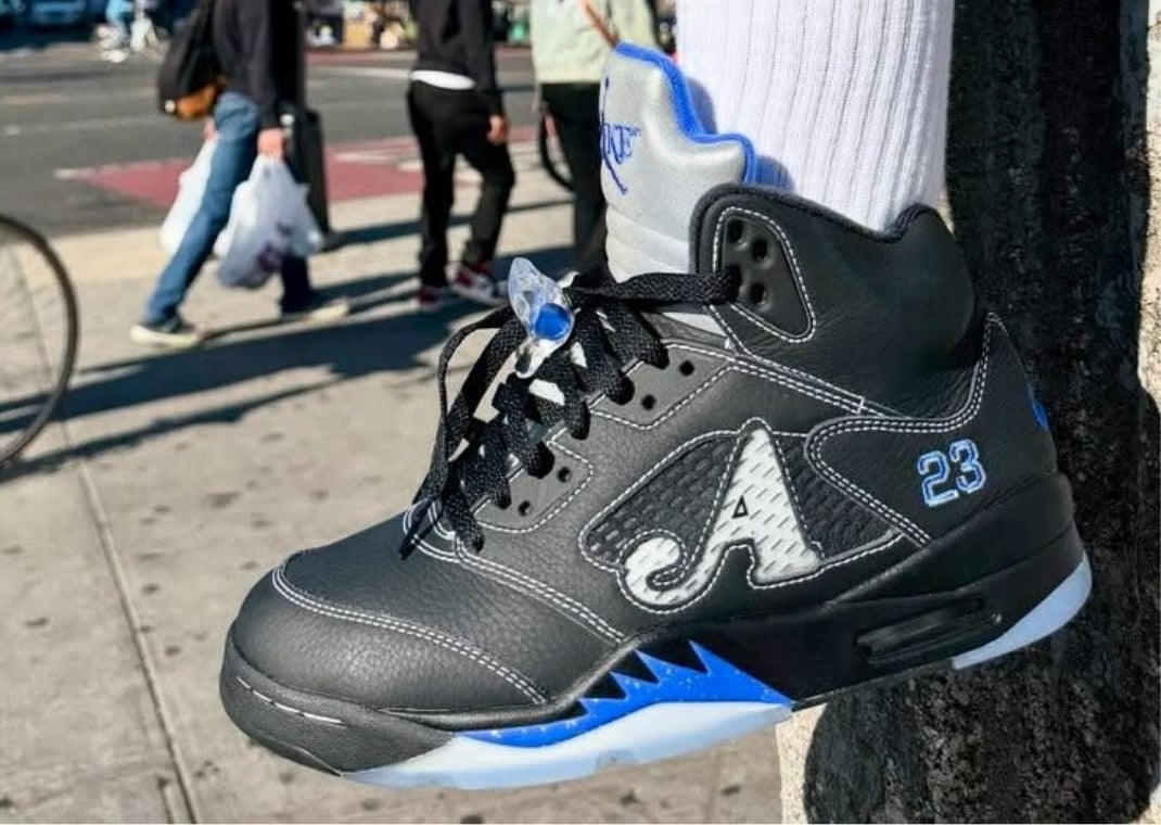 Awake NY x Air Jordan 5 Retro Black Racer Blue