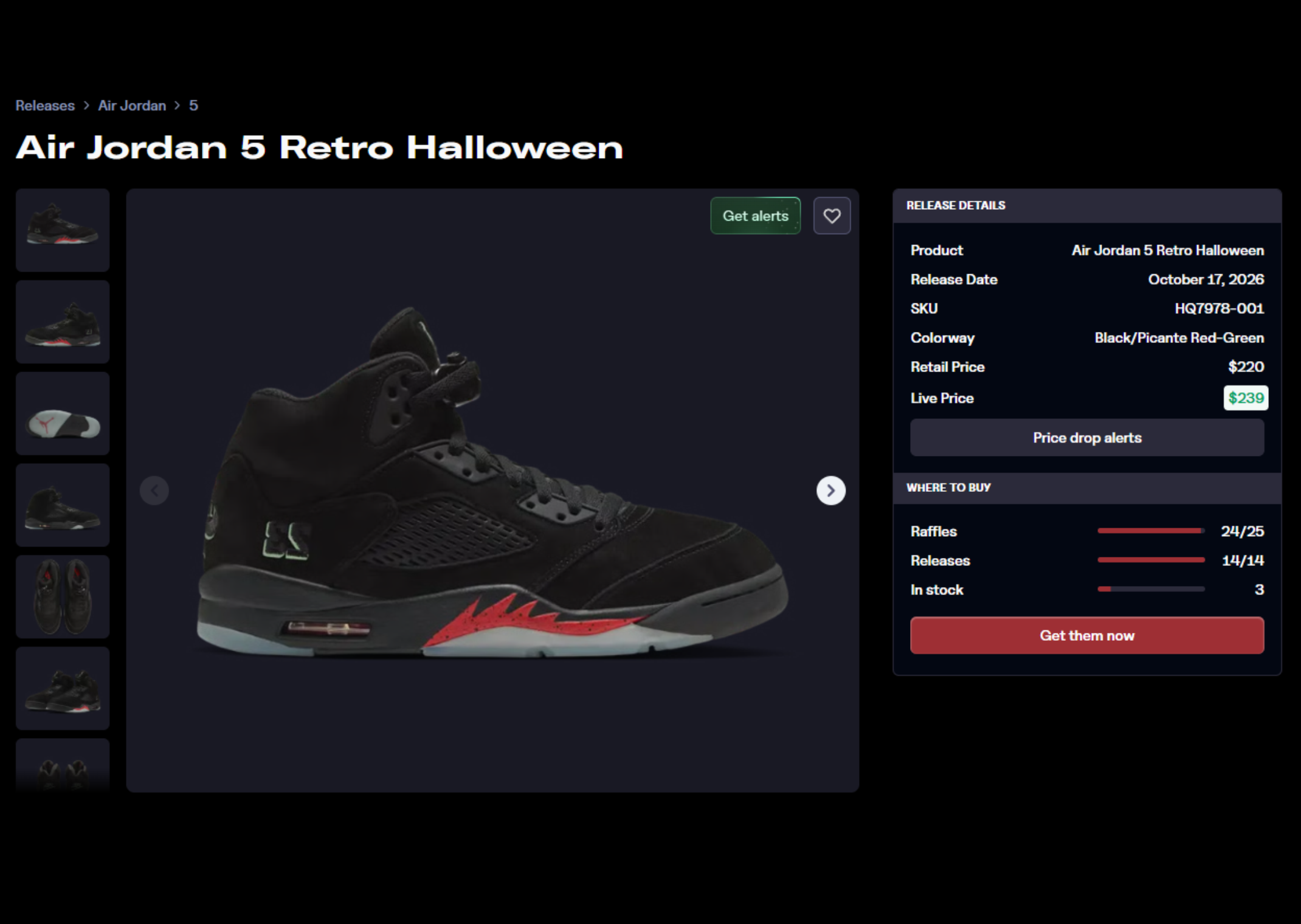 Air Jordan 5 Retro Halloween