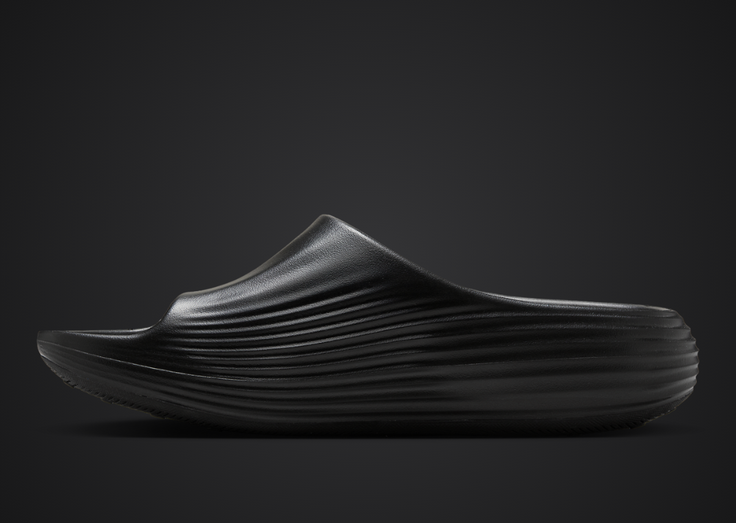 Nike ReactX Rejuven8 Slide Black Medial
