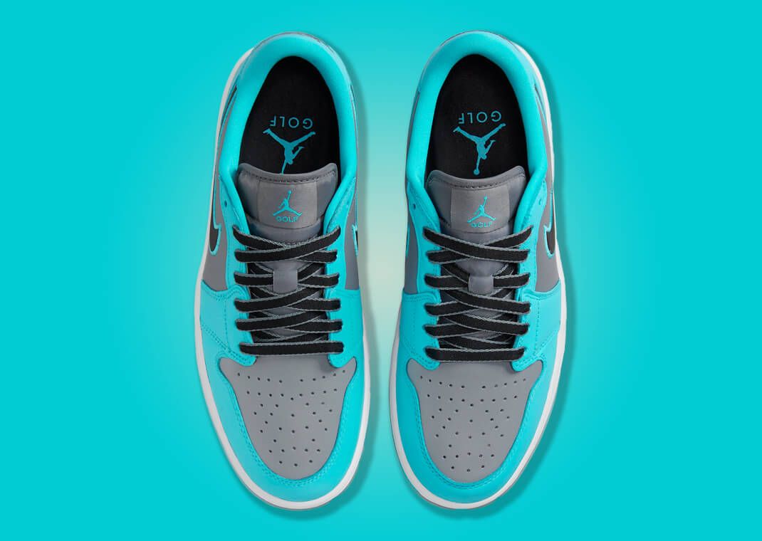 NIKE ☆ Air Jordan 1 Low GOLF Gamma Blue Nike Air Jordan 1 Low G “Gamma” Review - YouTube