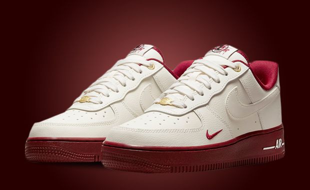 Nike Air Force 1 Low Sail/Team Red くさかっ 26.5