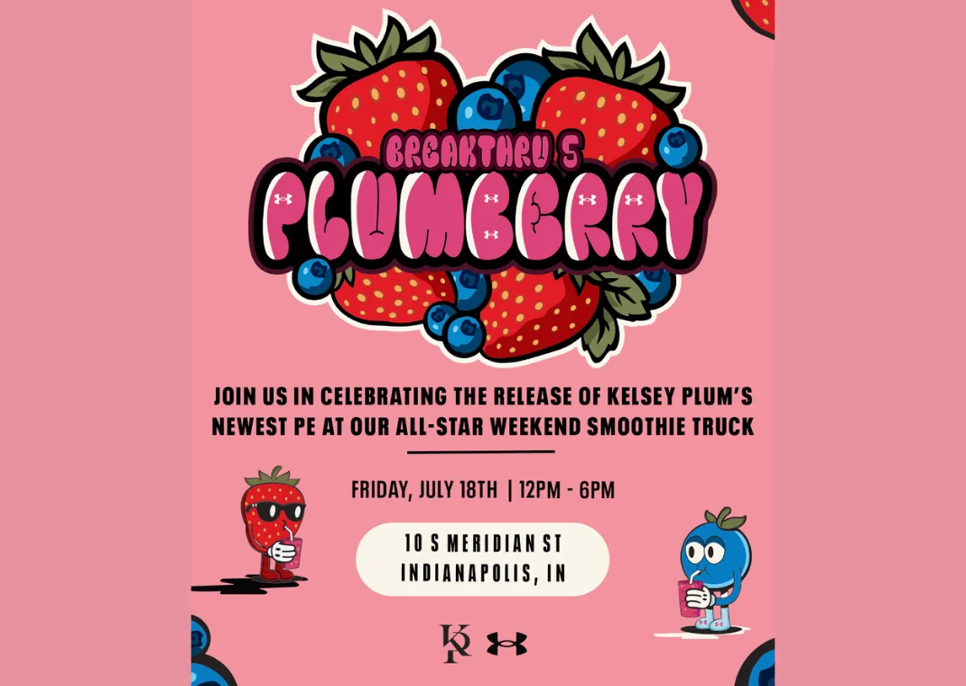 Under Armour smoothie truck pop-up info