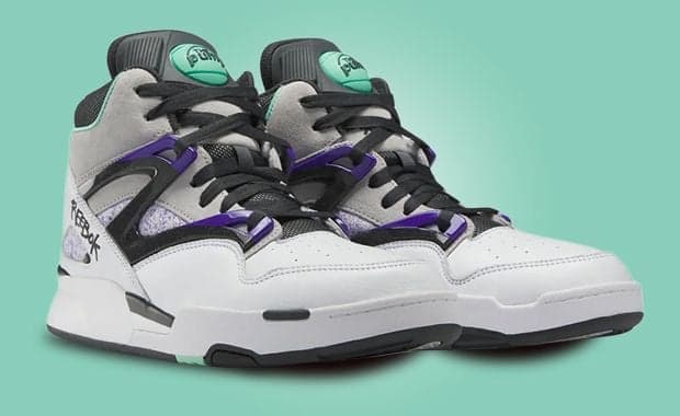 First Looks At The Reebok Pump Omni Zone 2 Grey Purple Mint