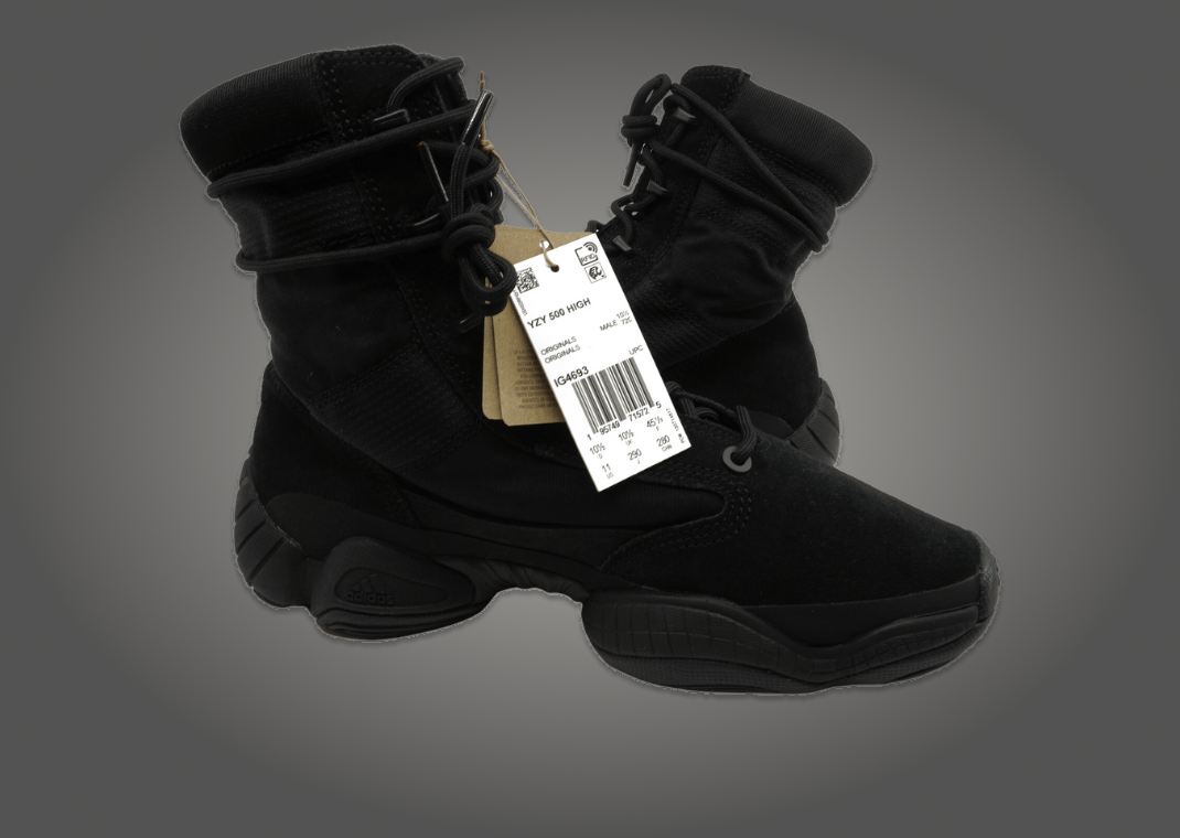 The adidas Yeezy 500 High Tactical Boot Utility Black