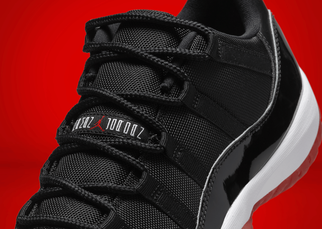 Air Jordan 11 Retro Low Bred Close Up