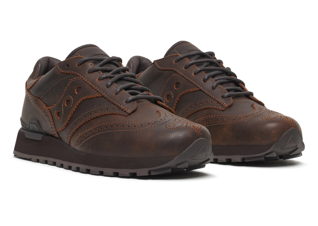 Engineered Garments x Saucony Shadow Original Brown - Angle