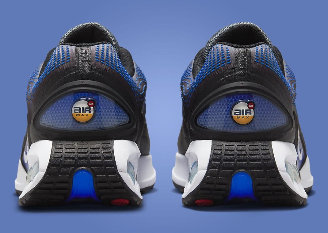 Nike Air Max DN Black Racer Blue Heel