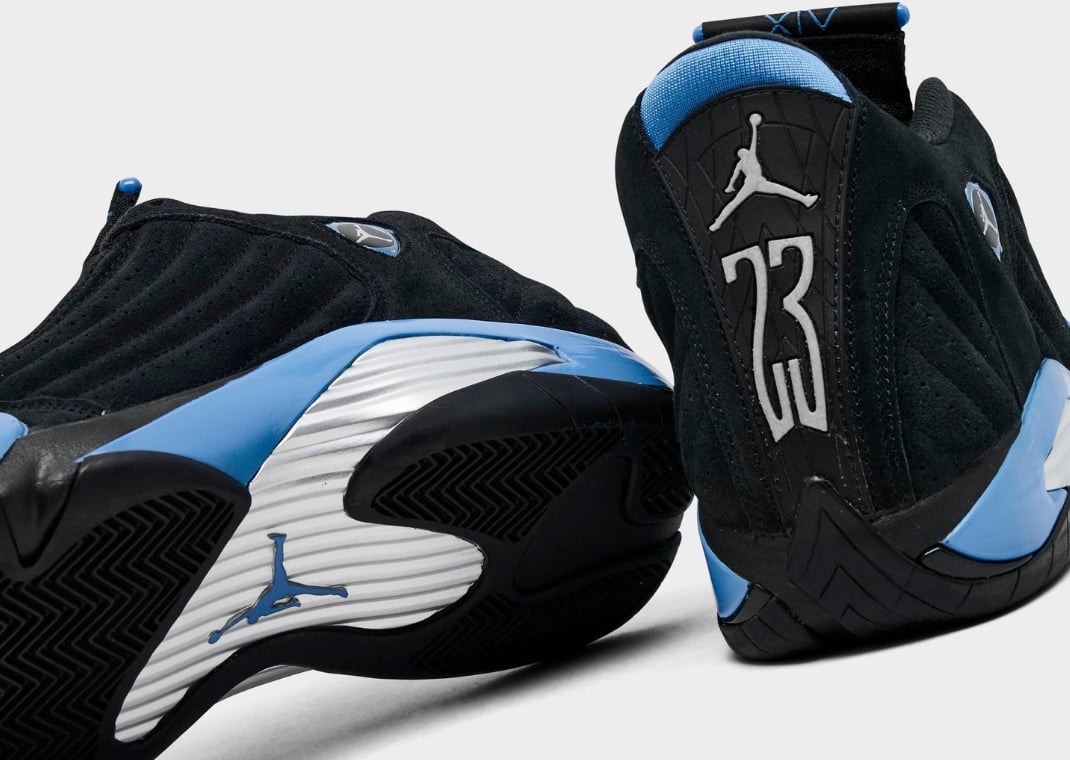 Air Jordan 14 Black University Blue
