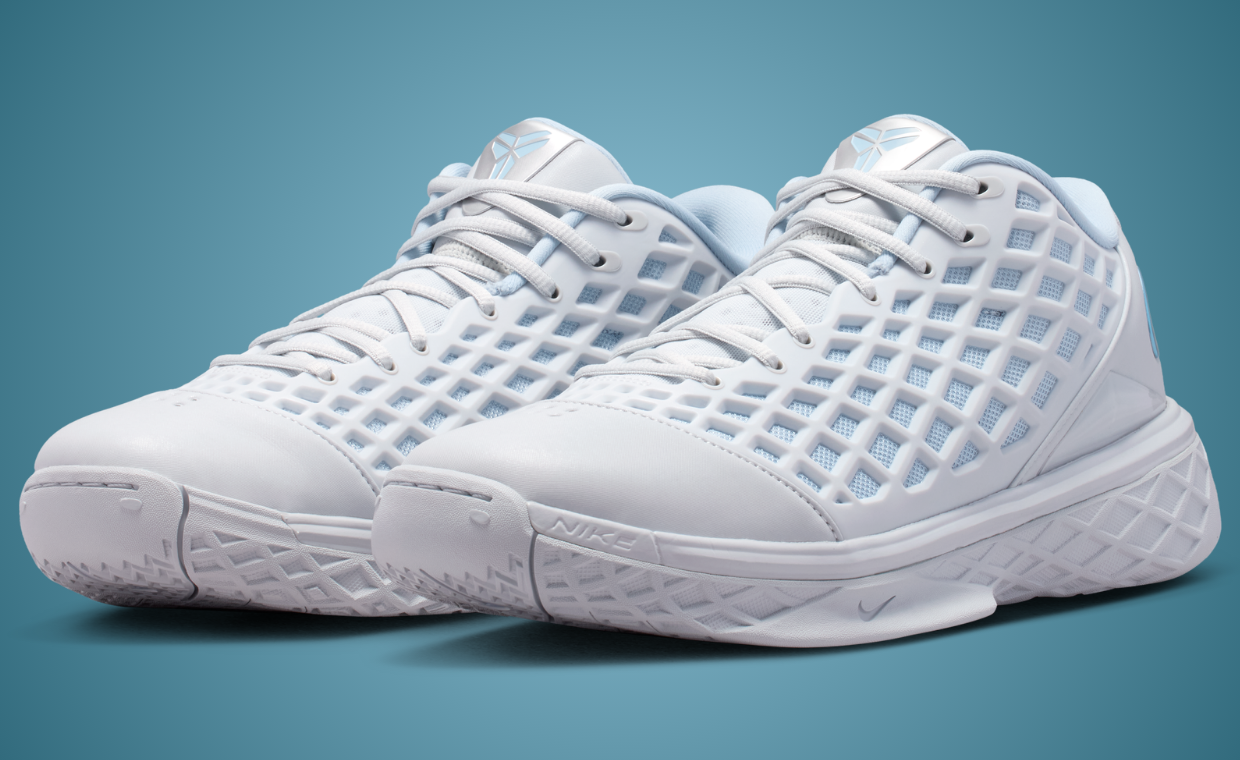 Nike Continues Its Kobe 3 Low Protro Push with a Pure Platinum White Pair