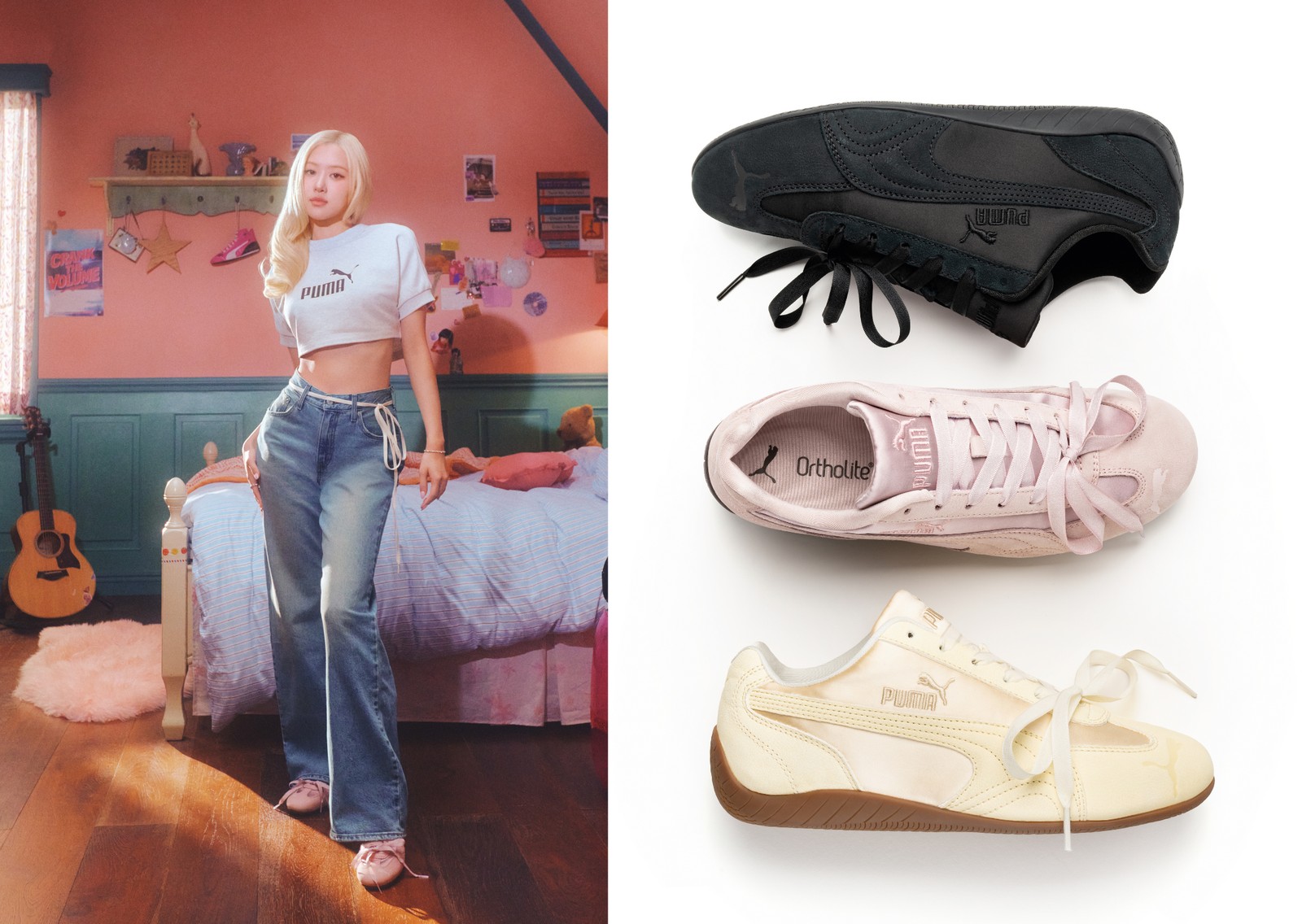 Rosé Puma Speedcat Etoile Campaign