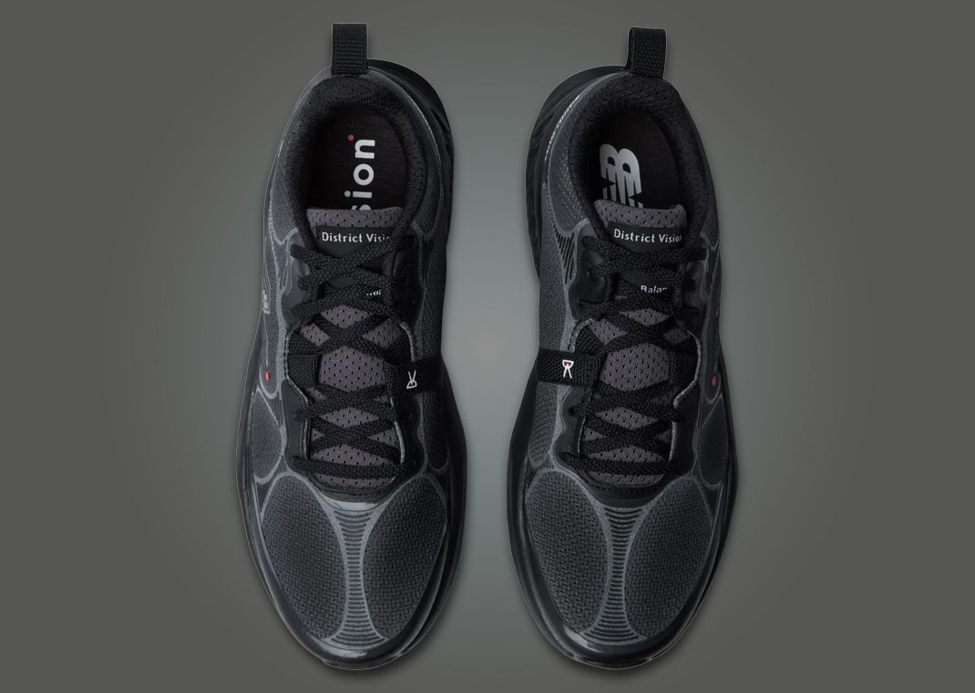 District Vision x New Balance Hierro v8 Trail Black Top