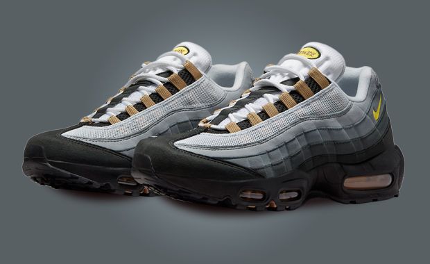 Nike air max grey and gold best sale