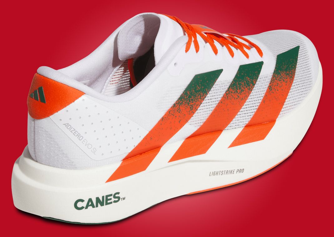adidas Adizero Evo SL Miami Heel Angle