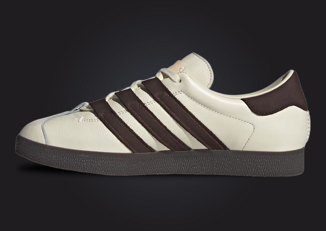 Foot Industry x adidas Gazelle Cream Brown Medial