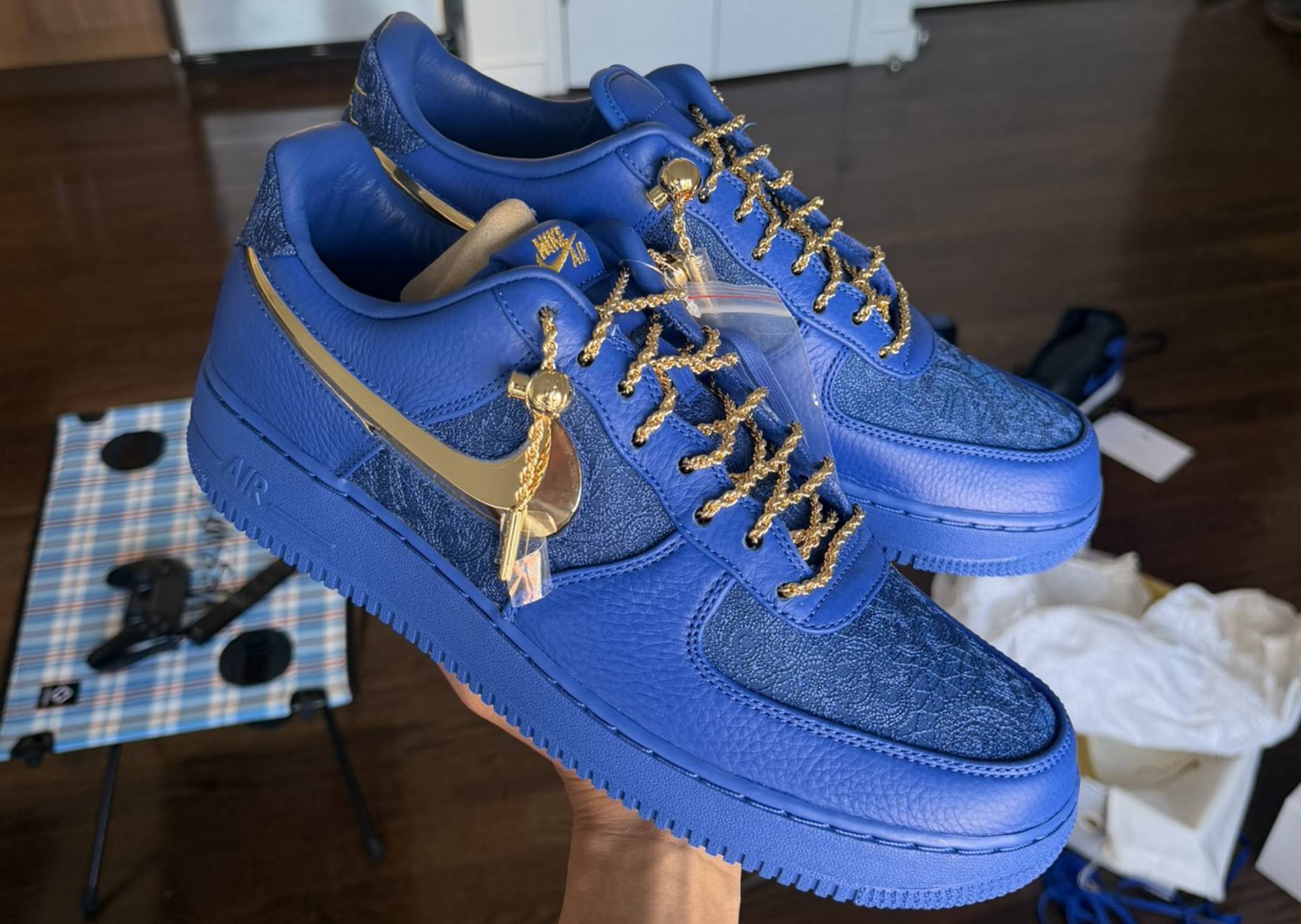 Victor Solomon's Nike Air Force 1 Low '07 ASW Varsity Blue Releases ...