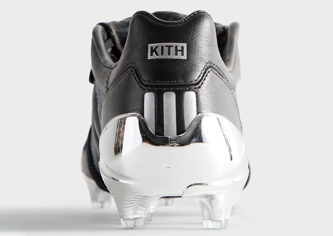 Kith x adidas Predator Mania Cleat Black Blue Heel