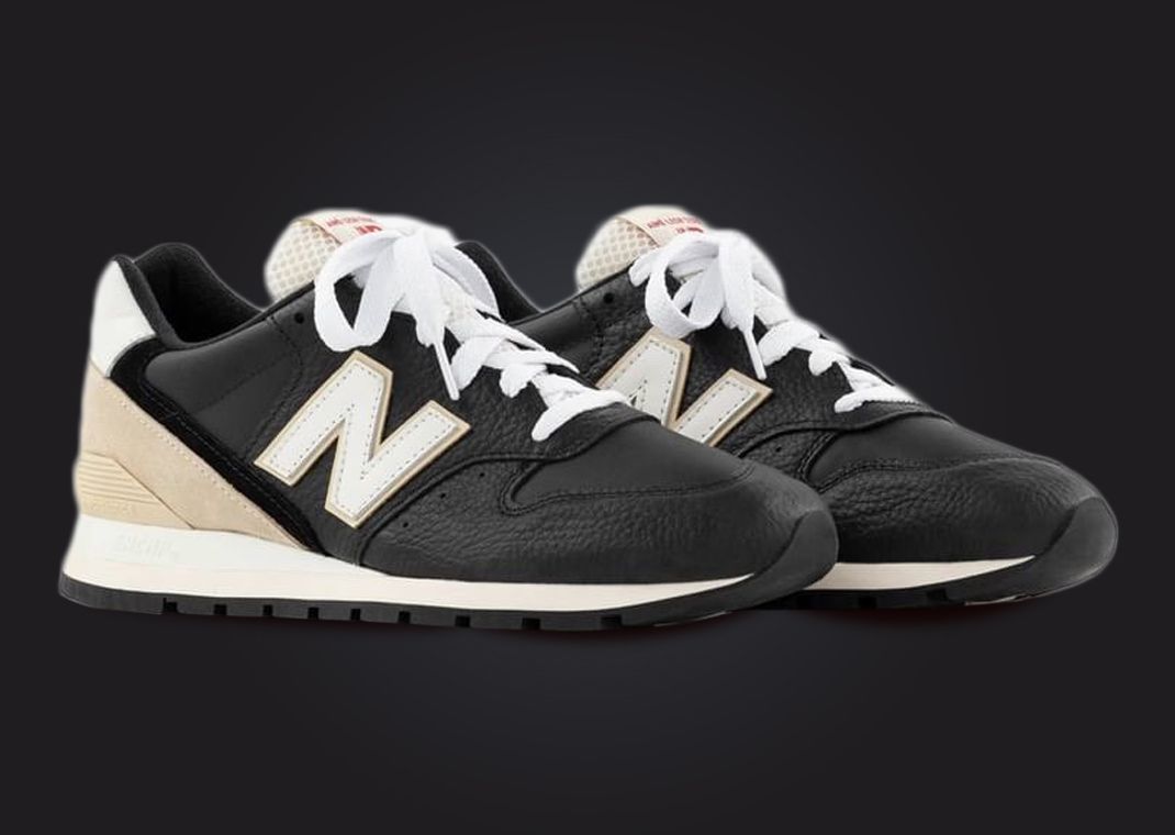 Aime Leon Dore x New Balance 996 Made in USA Black Angle