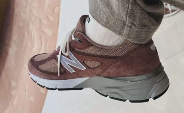 Kith x New Balance 990v4 Made in USA Antler