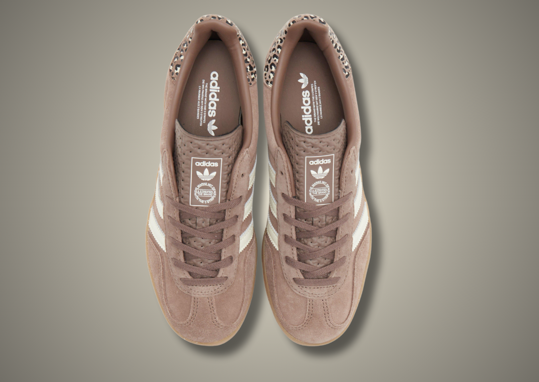 adidas Gazelle Indoor Leopard Print Brown Top