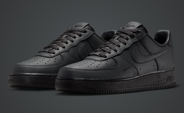 .SWOOSH x Nike Air Force 1 Low Dirty Triple Black