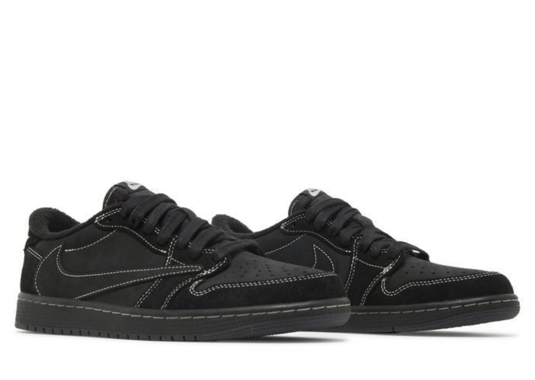 Travis Scott x Air Jordan 1 Retro Low SP "Black Phantom"