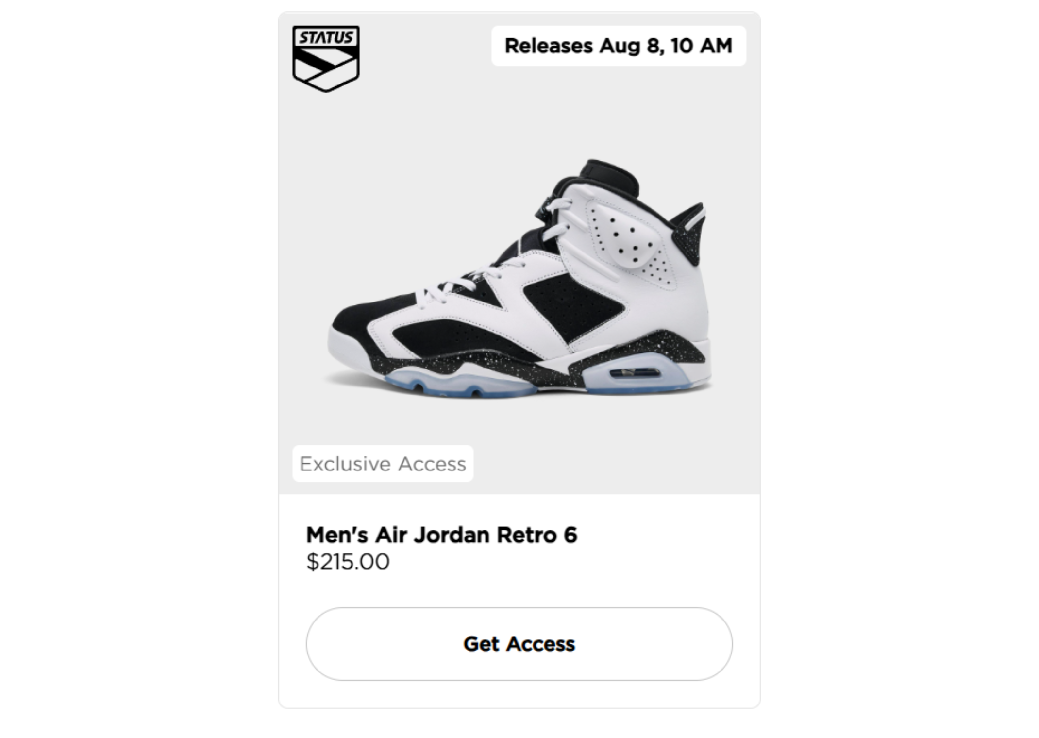 Air Jordan 6 Retro Oreo