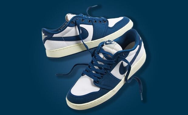 Detailed Look At The Air Jordan AJKO 1 Low White Dark Royal