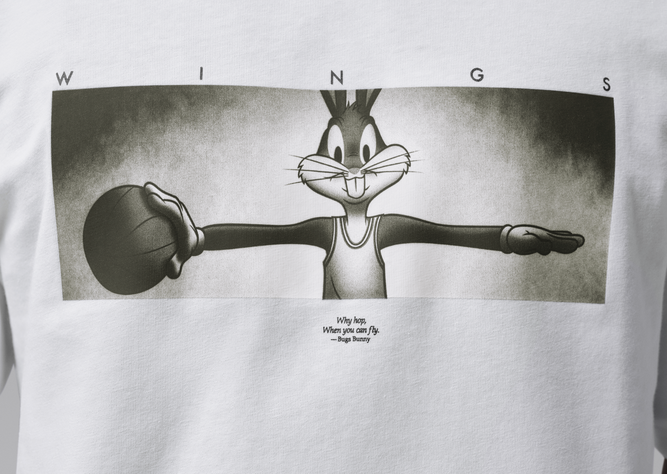 Jordan Space Jam Bugs Bunny Wing T-Shirt