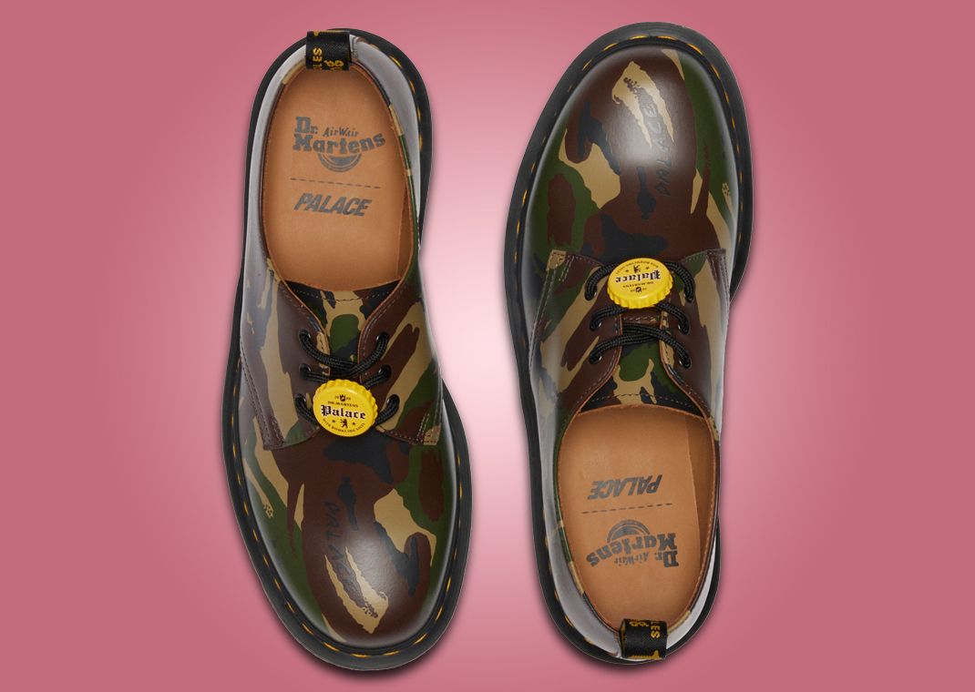 Palace x Dr. Martens 1461 Woodland Camo Top