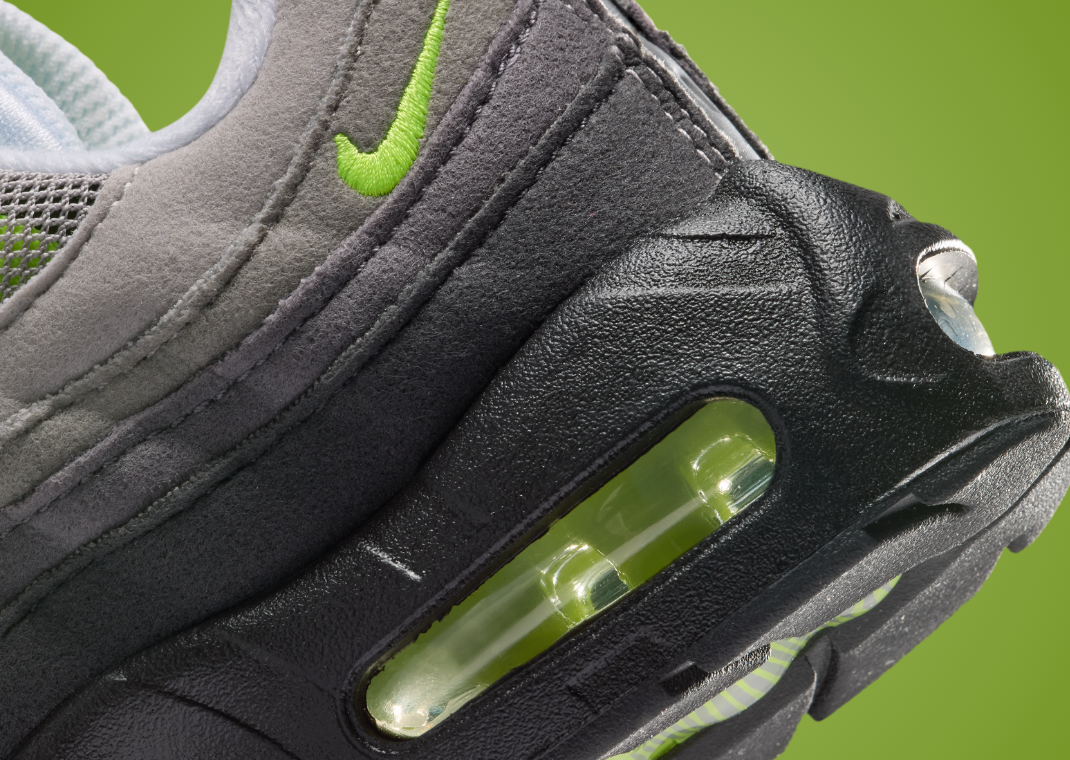 Nike Air Max 95 OG Big Bubble Neon (PS) Heel Detail