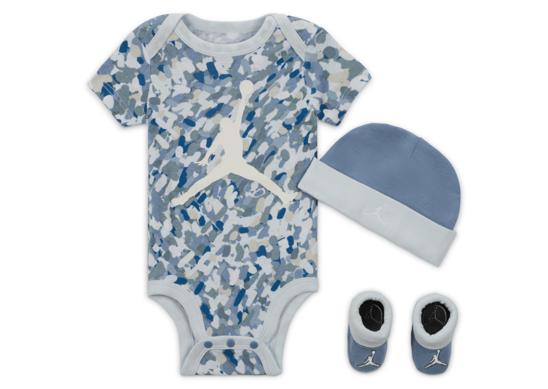 Jordan MJ Essentials Poolside Baby 3-Piece Bodysuit Box Set