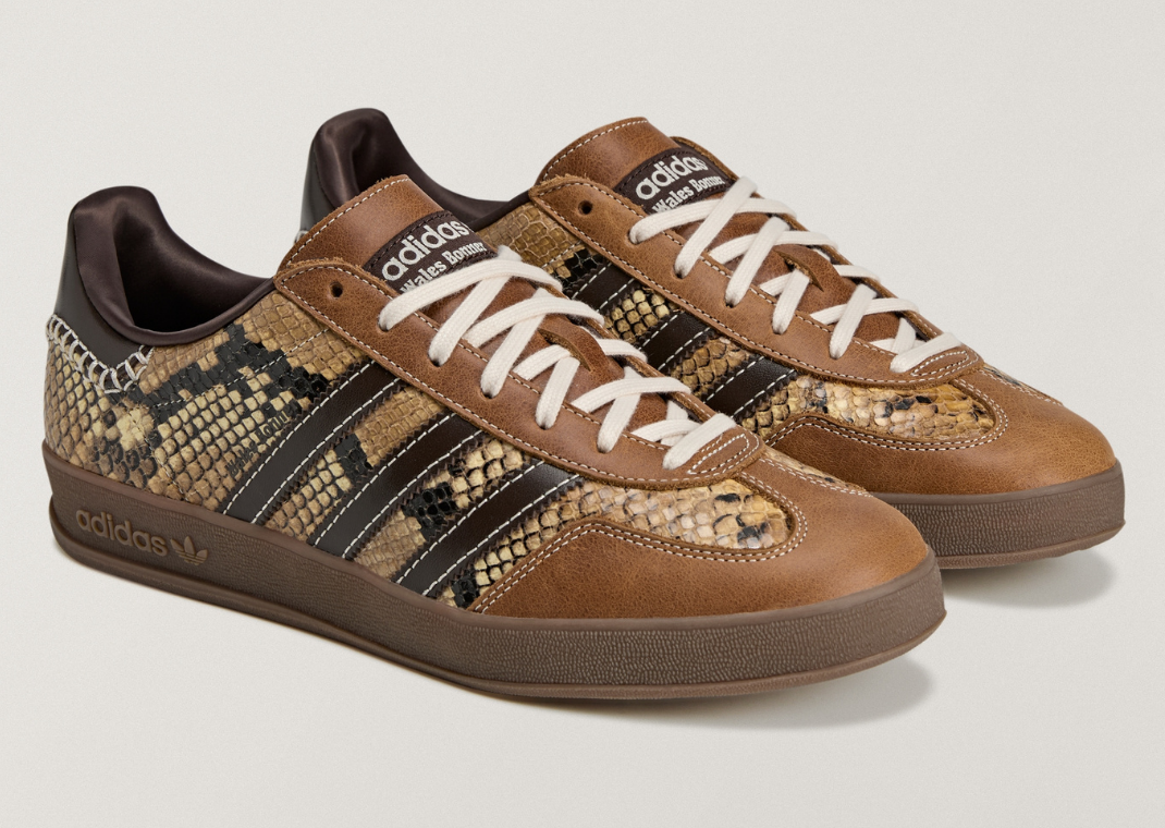 Wales Bonner x adidas Gazelle Indoor Snakeskin - Angle