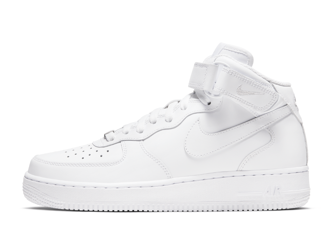 Nike Air Force 1 '07 Mid Triple White (W)
