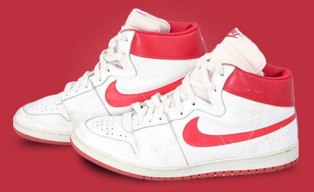 Michael Jordan's Game Worn Air Ships Sell For $850k Loss