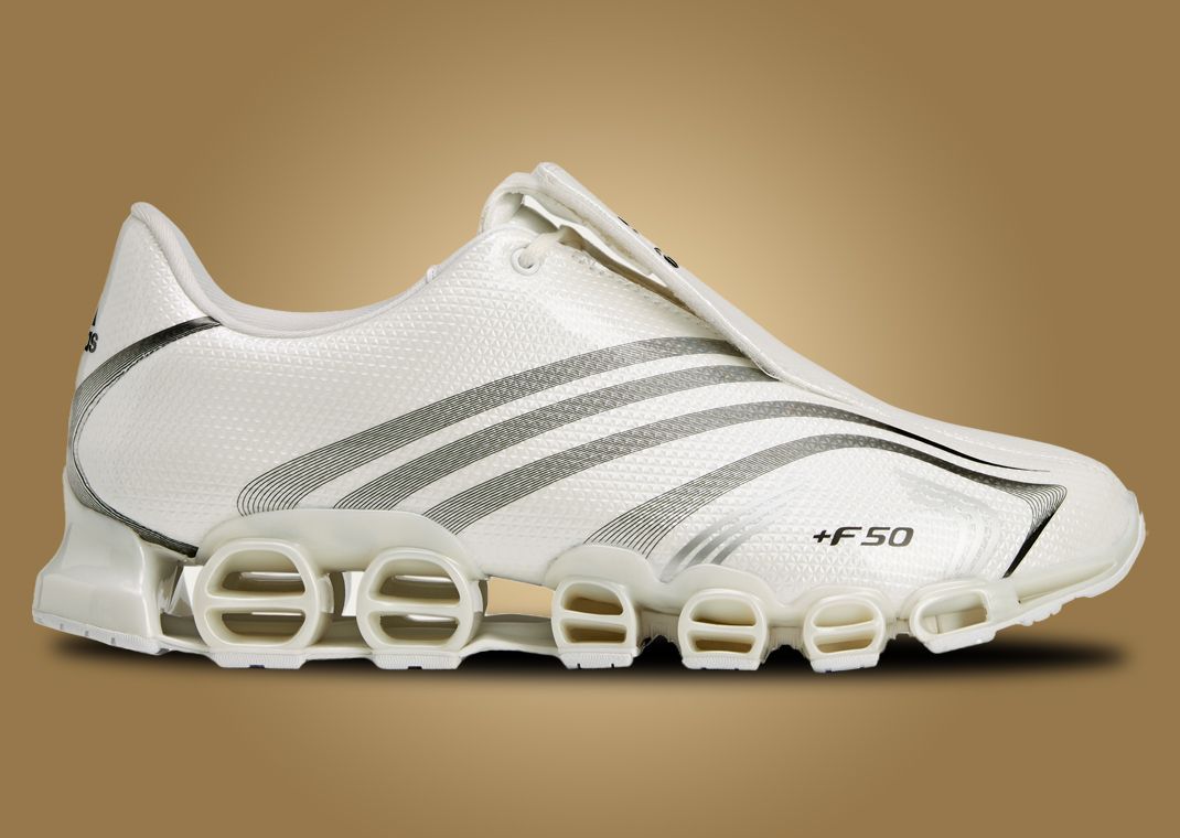Slam Jam x adidas F50 Tunit Mega White - Lateral