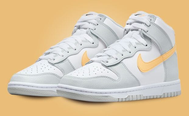 The Nike Dunk High Pure Platinum Melon Tint Release This Fall