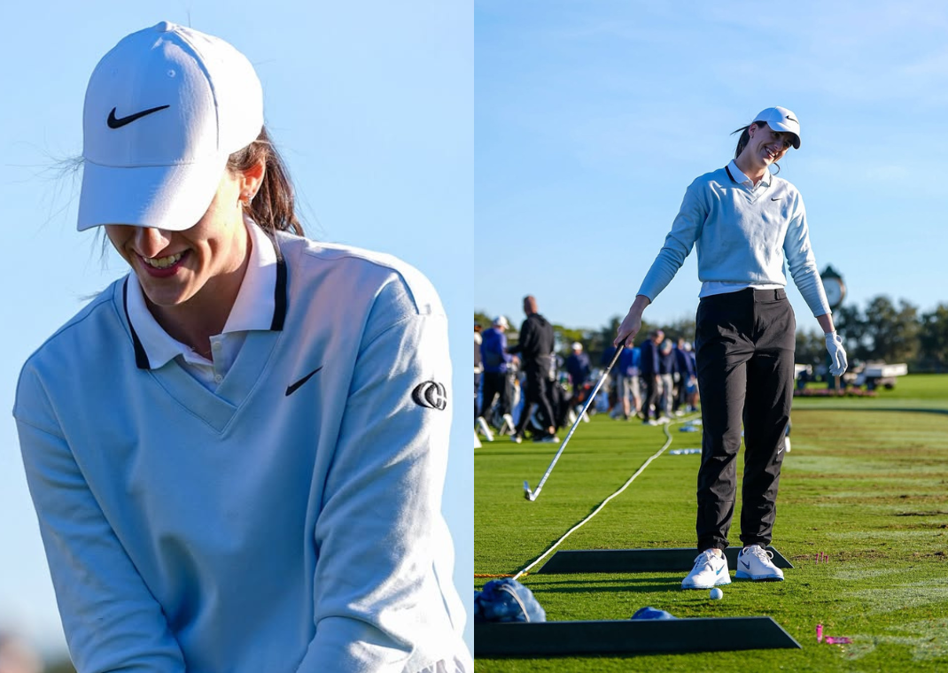 Caitlin Clark at the LPGA’s Annika Pro-Am event