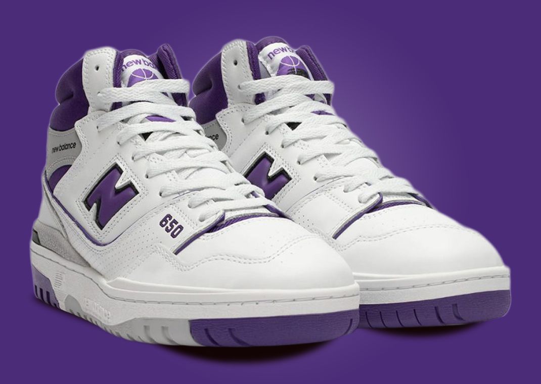 New Balance 650 White Purple