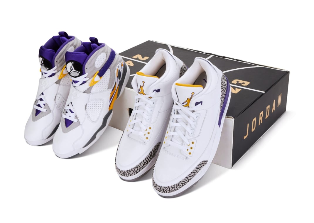 Air Jordan 3/8 Retro ‘Kobe Pack’, via Sotheby's