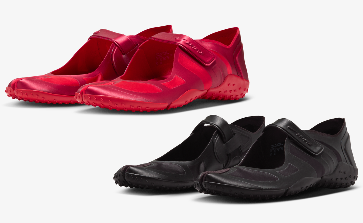 The NikeSKIMS Rift is Ready for the Holidays in Red Satin