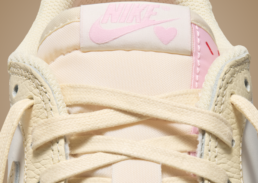 Travis Scott x Air Jordan 1 Muslin Shy Pink Tongue Tag