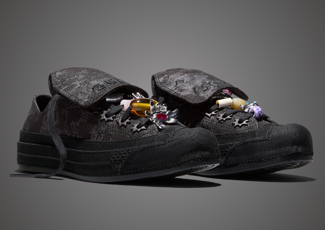 Collina Strada x Converse Chuck Taylor Ox Black Angle