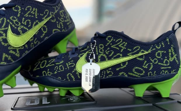 Cooper Kupp Custom Kobe Cleats Super Bowl LX