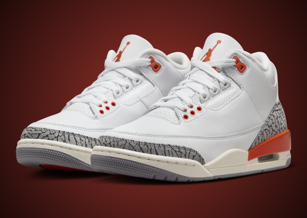 Air Jordan 3 Retro Georgia Peach (W) Angle