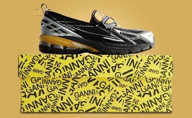 Ganni x New Balance 1906L Loafer Snakeskin