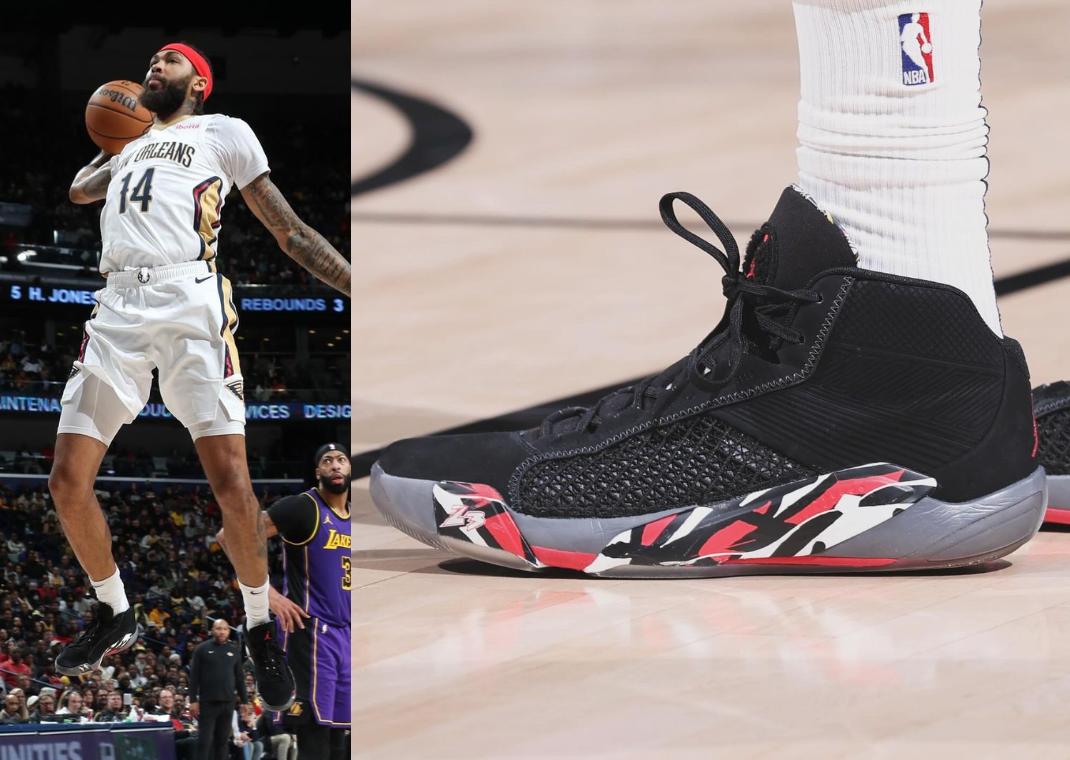 Brandon Ingram Wearing The Air Jordan 38 Playoff PE