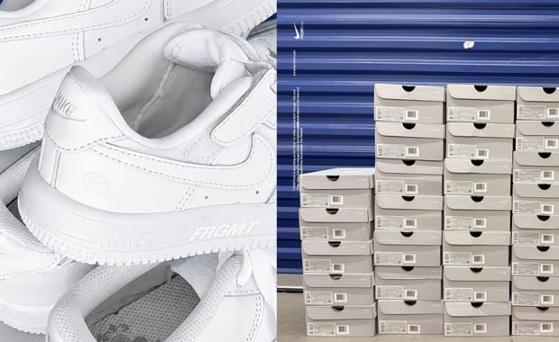 Elementary Heat: fragment design and Nike are Dropping a Kids’ Exclusive Triple-White Air Force 1