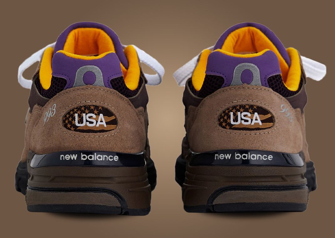 The New Balance 993 Made in USA Mushroom Midnight Violet The New Balance 993 Made in USA Mushroom Midnight Violet